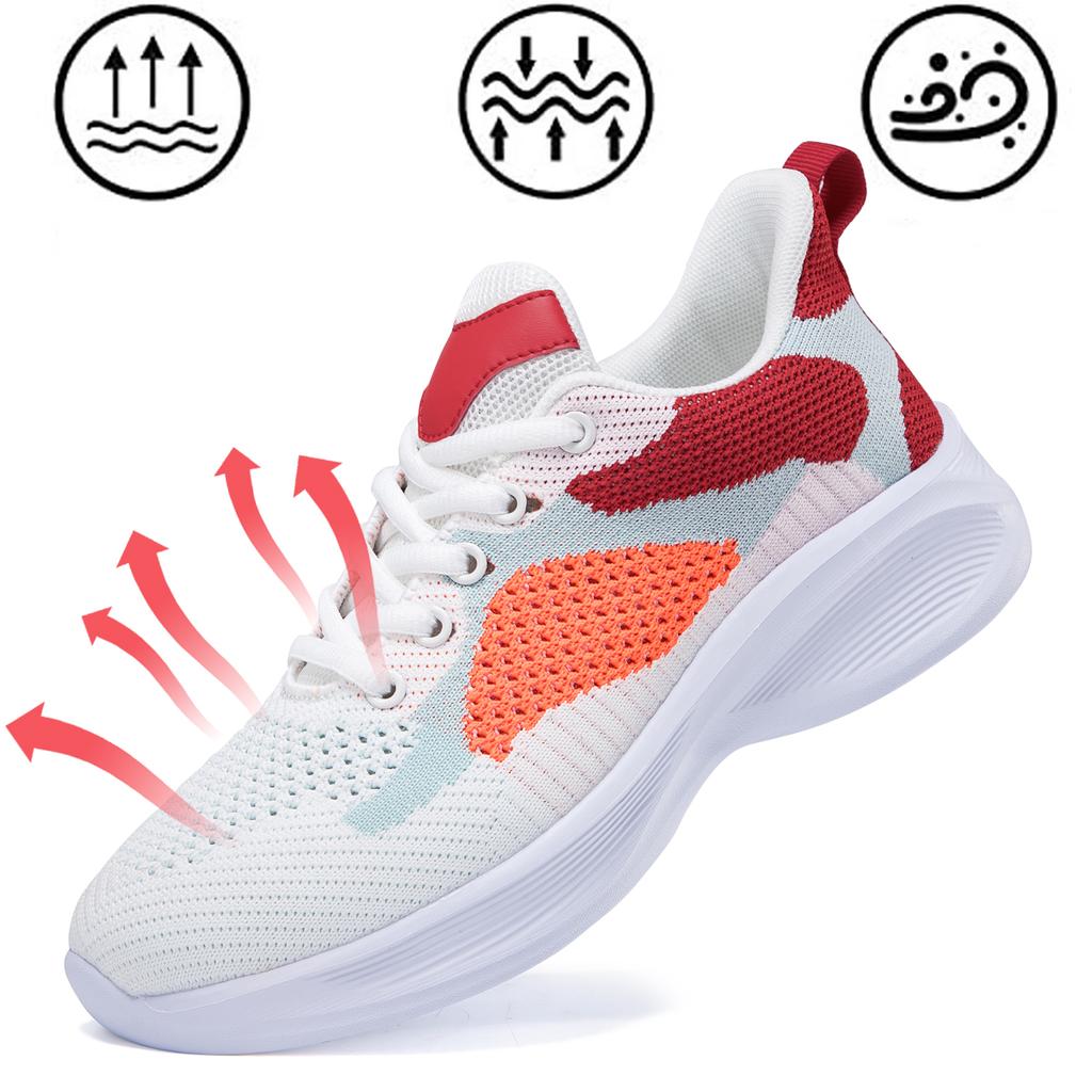 TUINANLE נעלי סניקרס קז'ואל לנשים - בד ובטנה נושמים - נוחות לאורך כל השנה, מתאימות לחופשות חוף, נסיעות ושימוש יומיומי
