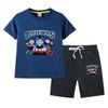 Thomas Kids Boys' 2023 Cotton Summer Set: Short Sleeve T-shirt & Capris 2-Piece