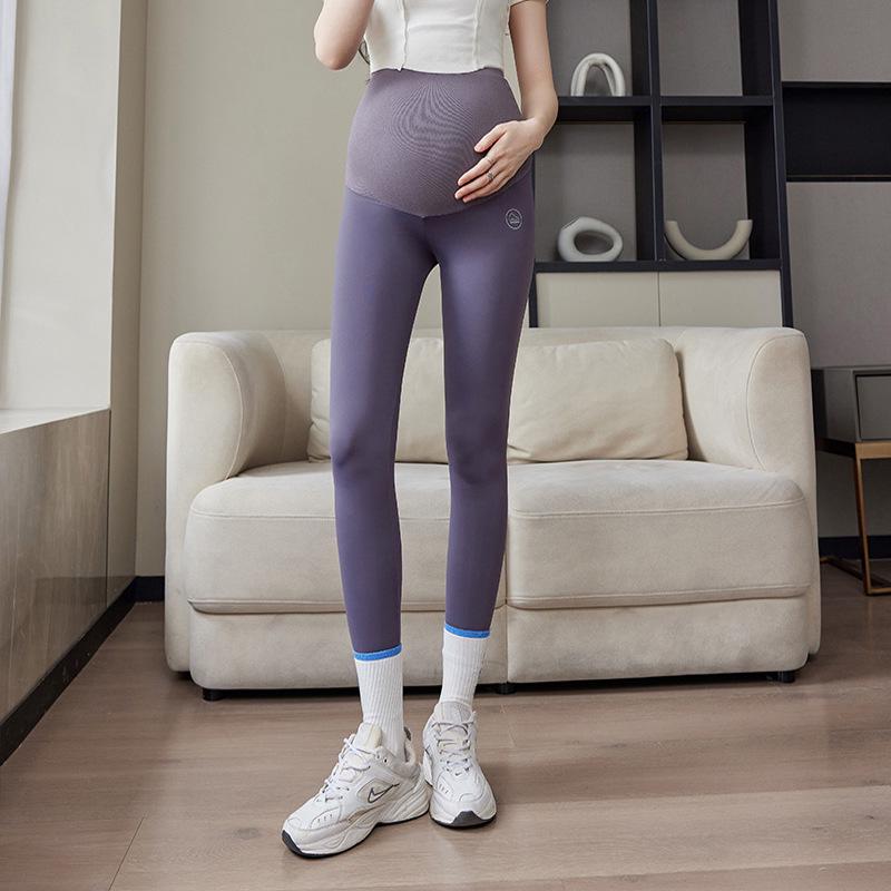 Popular Maternity Yoga Leggings: Thick, Velvet, Abdominal Support for Spring/Autumn