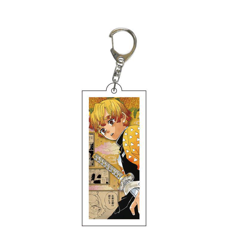 Demon Slayer Double-sided Acrylic Character Keychain Figure Pendant Gift