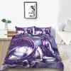 Home Bed Cover 3D Unicorn Themed Print Homes Bedding Quilt Cover Textiles Polyester Pillowcase Bedclothes