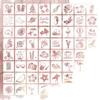 Cross-Border Floral & Plant Garden Themed Stencil Collection - 56 Designs