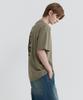 MAGOODGAN Swagver 3596 Horseshoe Oversized Khaki Short Sleeve Tee