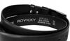 Men's leather belt ROVICKY PRS-01-BGE 99-114