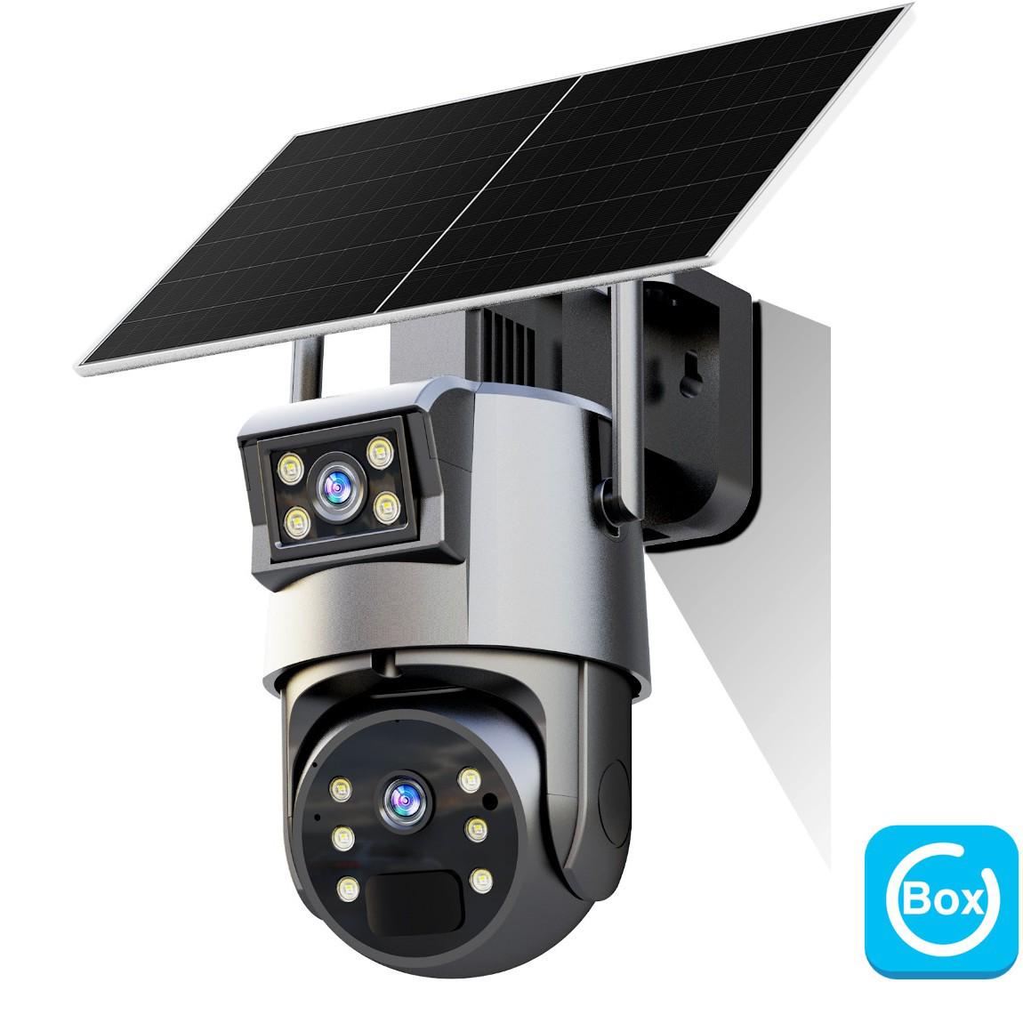 

UBOX Network-Free Solar Binocular Camera - 360° HD Mobile Home Monitor