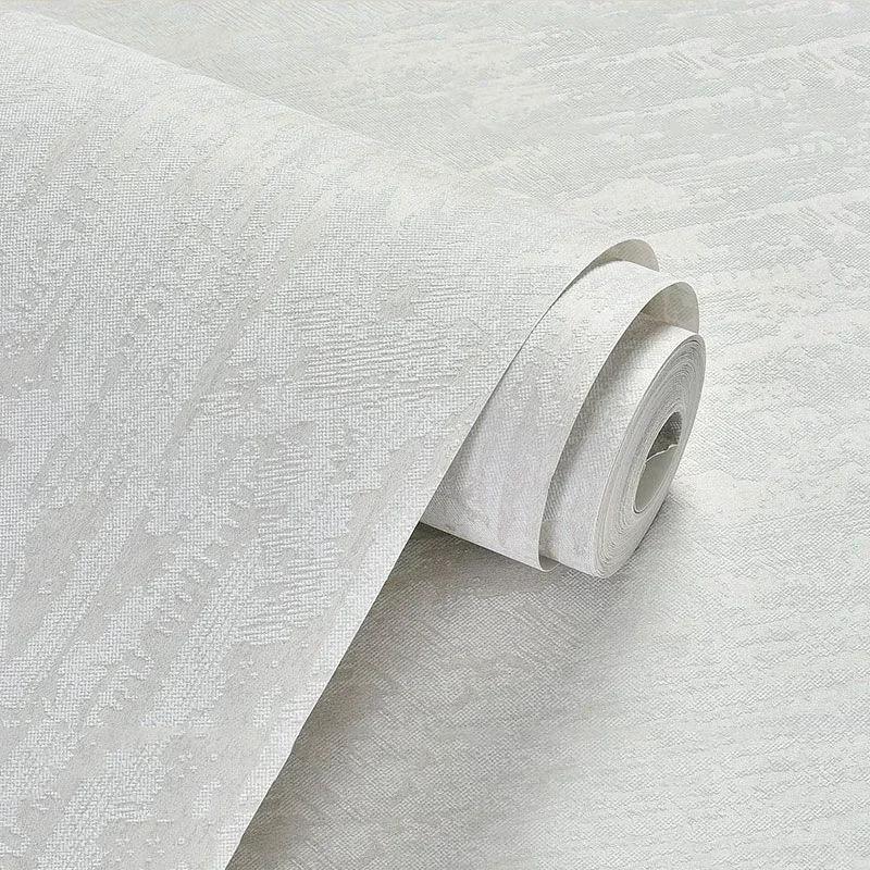 Solid Simple Modern Metallic Wallpaper Roll Cement Concrete Texture Wall Papers Bedroom Living Room Clothing Store Home Decor