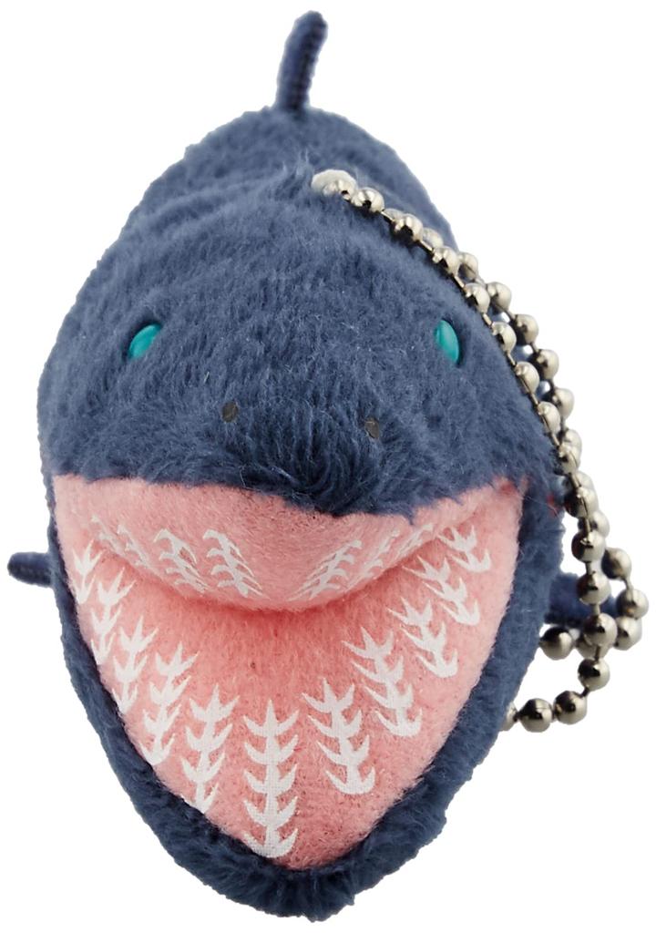 Chitamakko Frilled Shark Keychain Dark Blue
