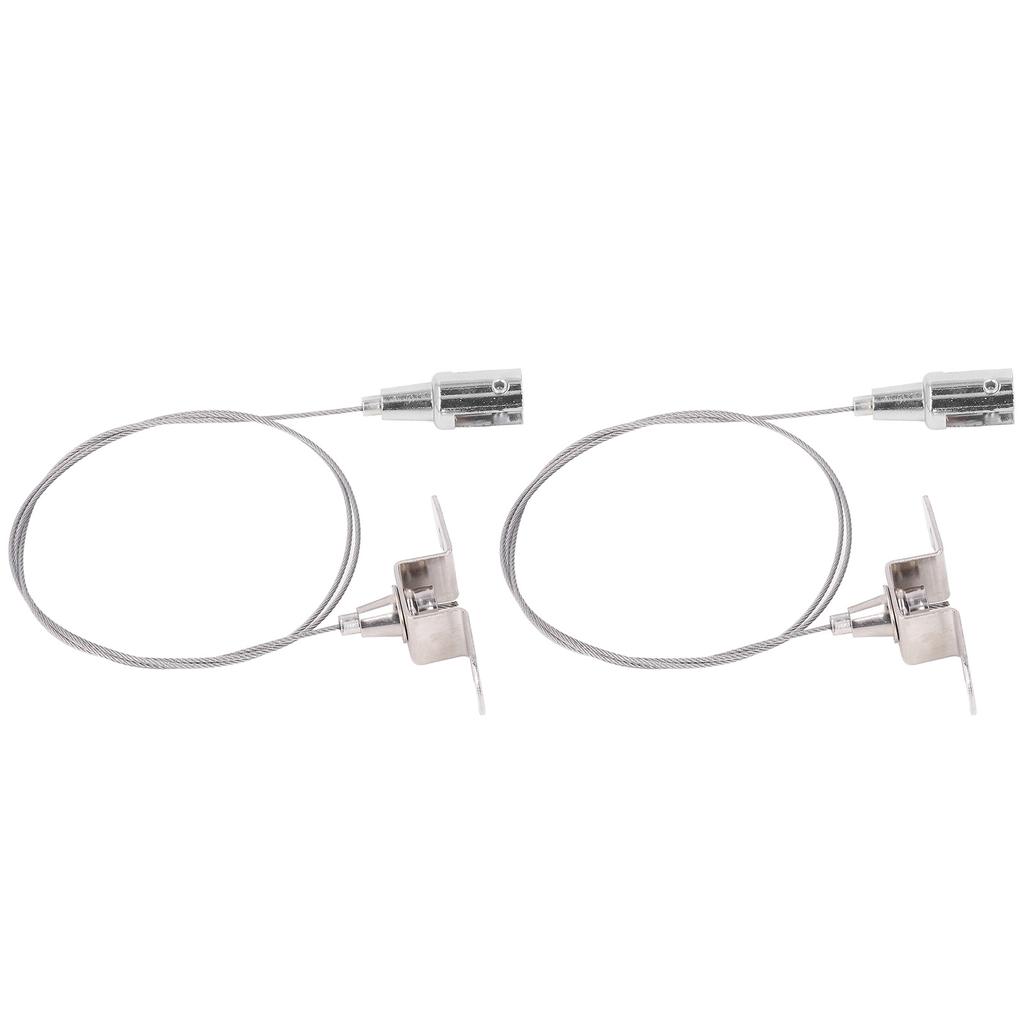 90cm Picture Hanging Wire 30kg Load Adjustable Stainless Steel Hanging Rope for Photo Frames Lamps