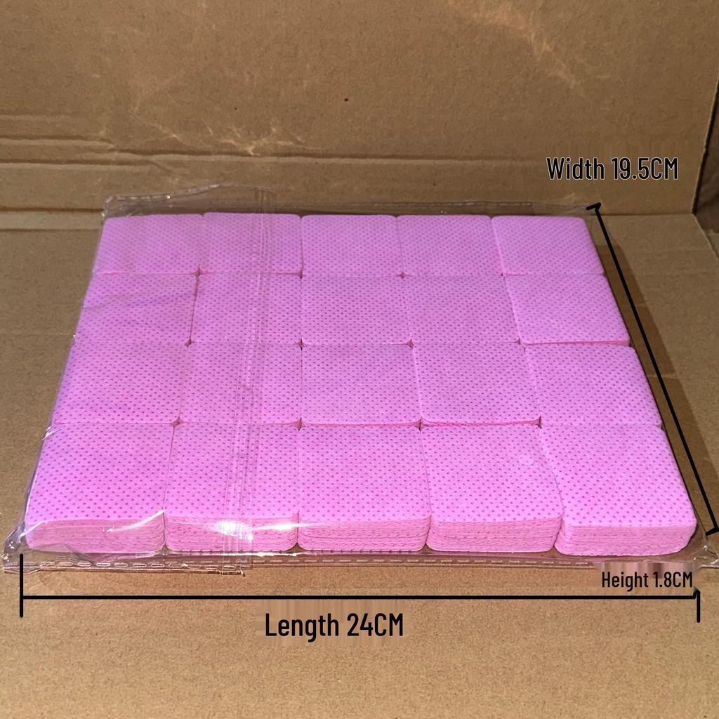 Nail & Eyelash Glue Cleaning Wipes -  Nail Polish Remover Cotton Pads