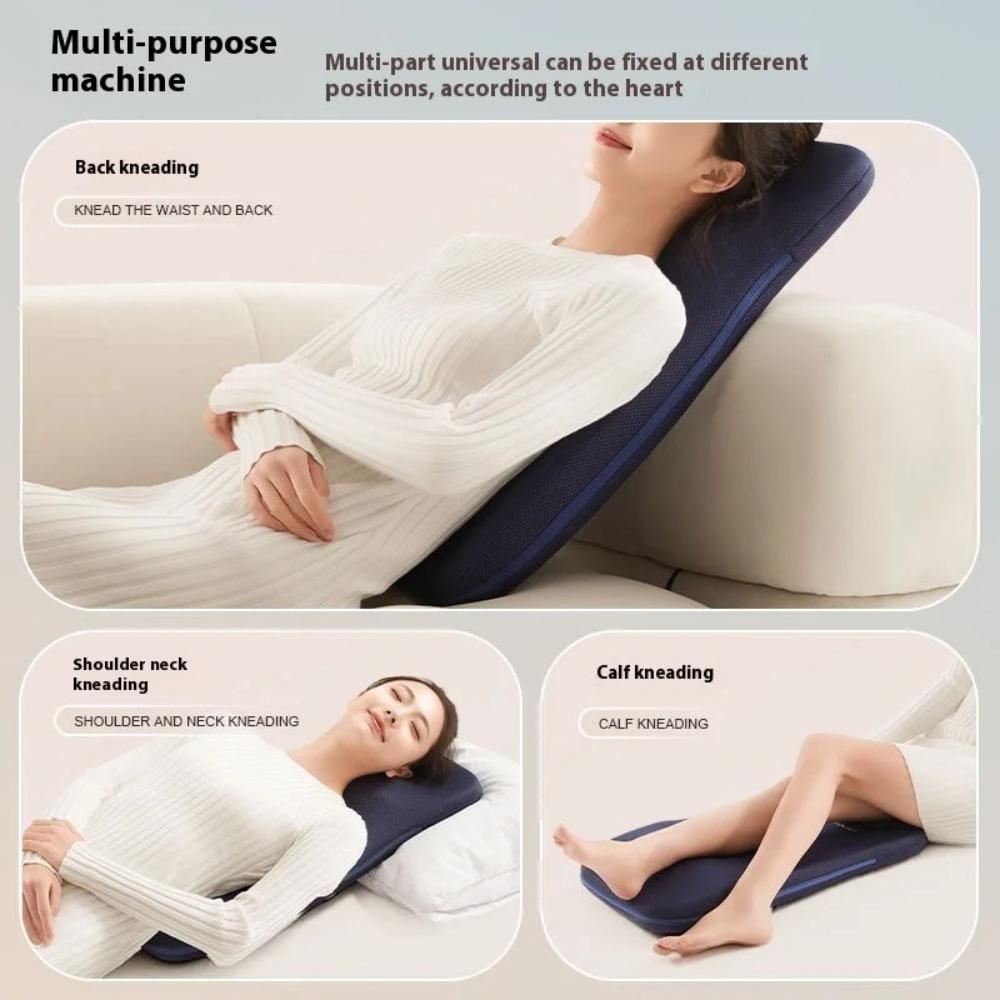 Hot Compress Kneading Massager Portable Body Massage Pillows for Shoulder Neck Waist Back Boby Massage Device for Home & Office