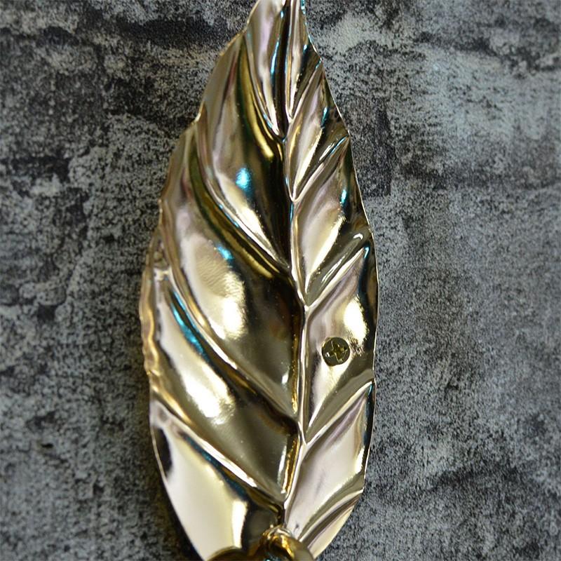 1PC Candle Stands Leafs Iron Birthday Party Candlestick Home Decoration Metal Background Wall Wall Hanging Durables