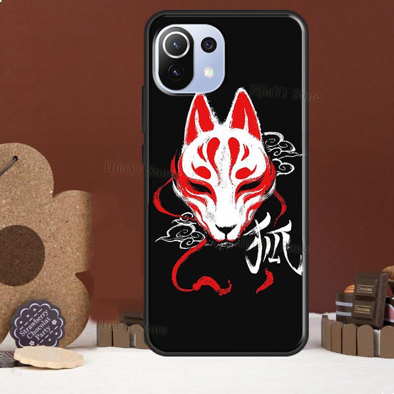 Japanese Style Fox Funda For POCO F5 X3 X4 X5 Pro F4 GT C40 F3 Case For Xiaomi 11T 12T Pro 12 X 13 Lite Cover