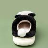WTEMPO Unisex Niedliche Cartoon Panda Baumwollpantoffeln Rutschfest Warm Plüsch Indoor Zuhause Baumwollmischung Weiche Geschlossene Zehen Schuhe