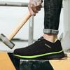 Fashion Male Safety Shoes Men Steel Toe Work Sneakers Breathable Work Shoes Work Safety Boots Men's Sports Shoes Hiking Shoes