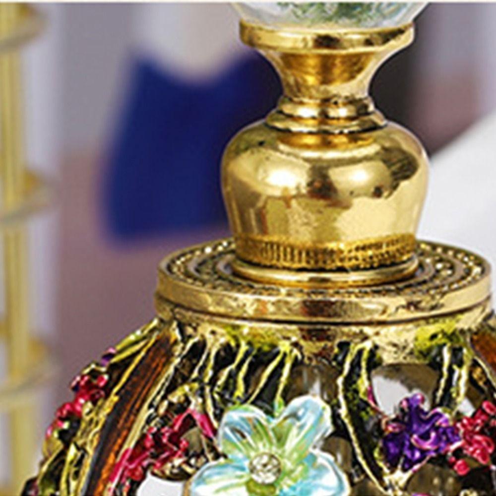 Vintage Glass Empty Perfume Bottle 12ML Travel Cosmetic Containers  Home Decor
