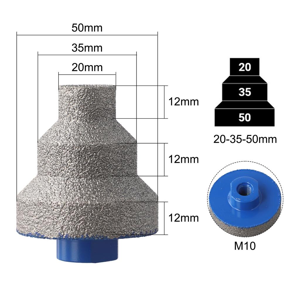 Step Drill Bit for Woodworking Projects 11mm 11mm 11mm Sizes Beveling Chamfer Flute for Convenient Hole Opening