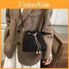Minimalist Water Bucket Bag With Drawstring Closure For Daily Casual Wear