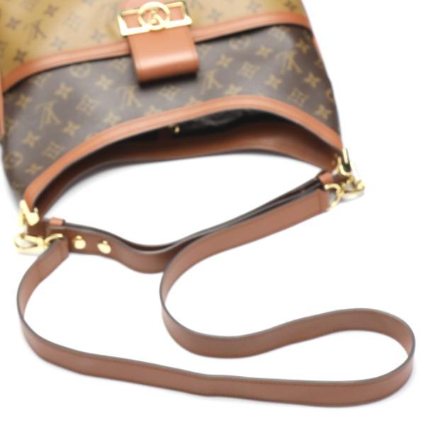 Louis Vuitton Monogram Reverse Hobo Dauphine MM Shoulder Bag Monogram M45195 Used