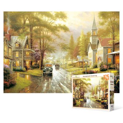 1000-teiliges Puzzle – Abend in der Heimatstadt, beliebtes koreanisches Puzzle