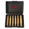 6Pcs/Set Damaged Screw Extractor Set, Double End Broken Bolt Remover Tool, Easy Out Stripped Screw & Broken Head Bolt Extractor