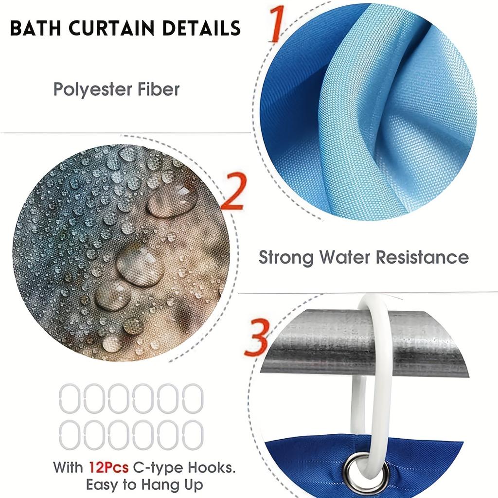 4pcss Orange Raining Roses Butterfly Shower Curtain 4pcs Set, Waterproof Fabric Shower Curtain, Toilet Cover Mat, Shower Mat, 12 Hooks, 71*71 Inch