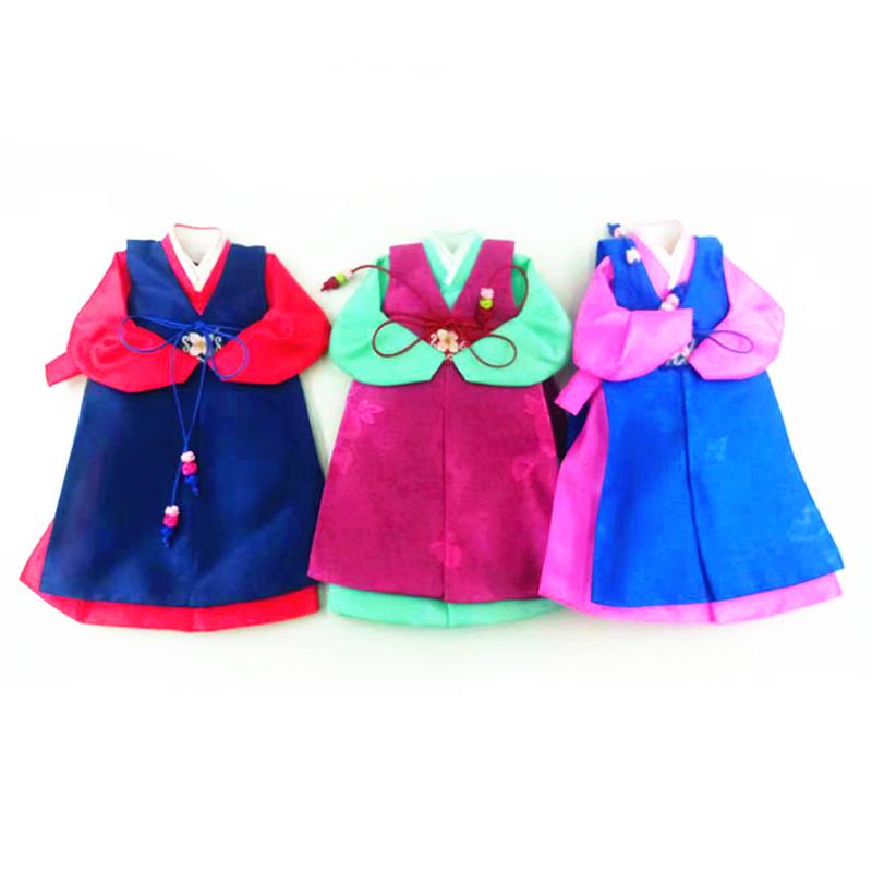 Korean Folk Traditional Style Wine Bottle Cover Hanbok Design Fabric Champagne Packaging Bag Wine Cabinet Wedding Decor Crafts