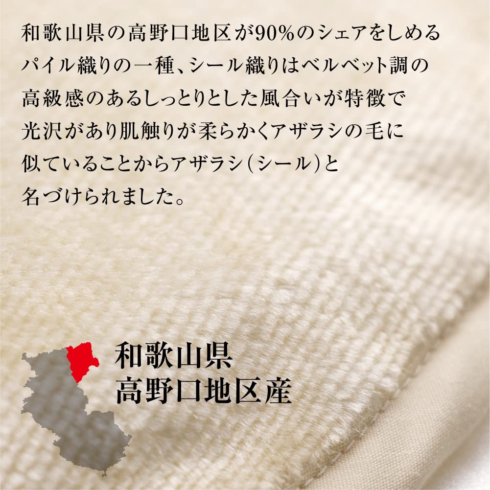 Alphax Kissenbezug, 45cm x 65cm, Natürliche Seide Siegelwebart, Hergestellt in Japan, AP-439202