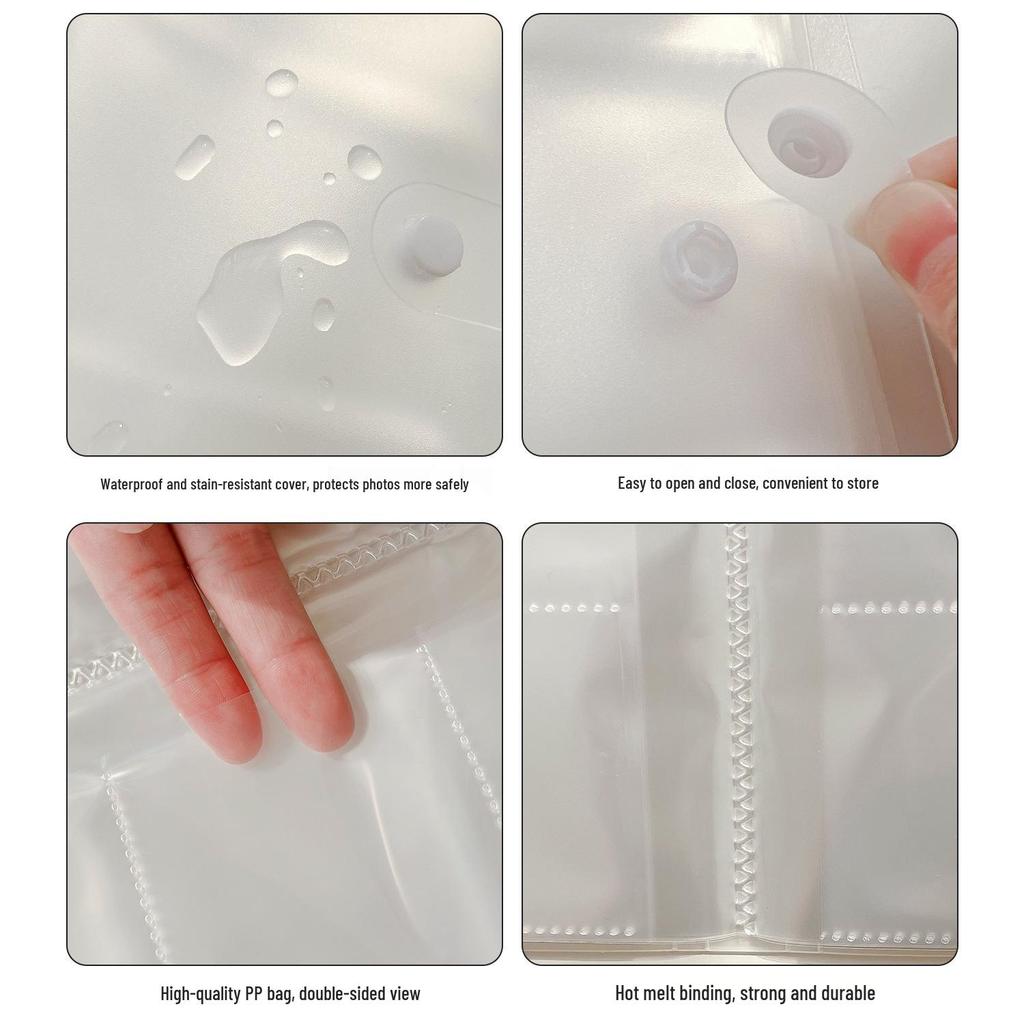 3-Zoll Polaroid Mini Transparentes Fotoalbum für Fotos, Tickets und Postkarten Scrapbook
