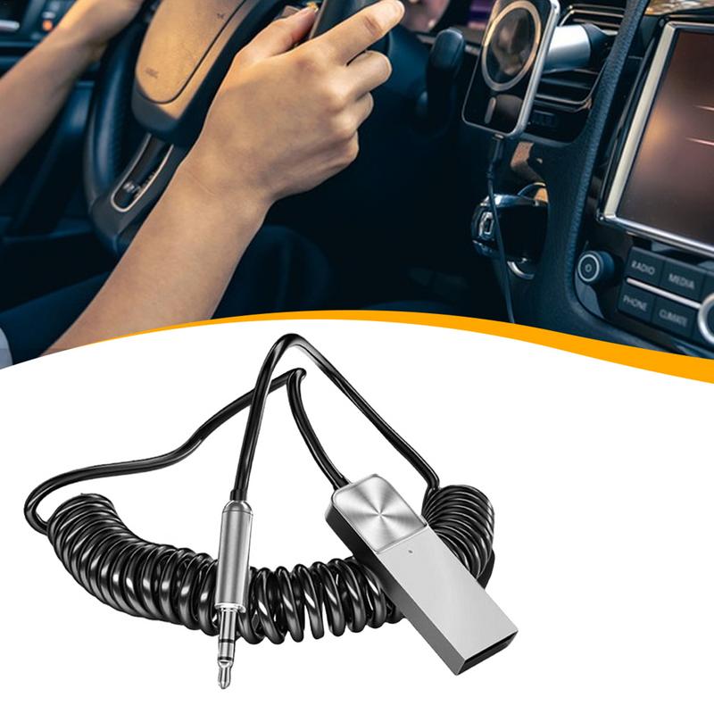 Wireless Auxiliary Adapter For Car Car Wireless Radio Transmitter Handsfree Calling Music Player Plug And Play Hi-Fi Sound