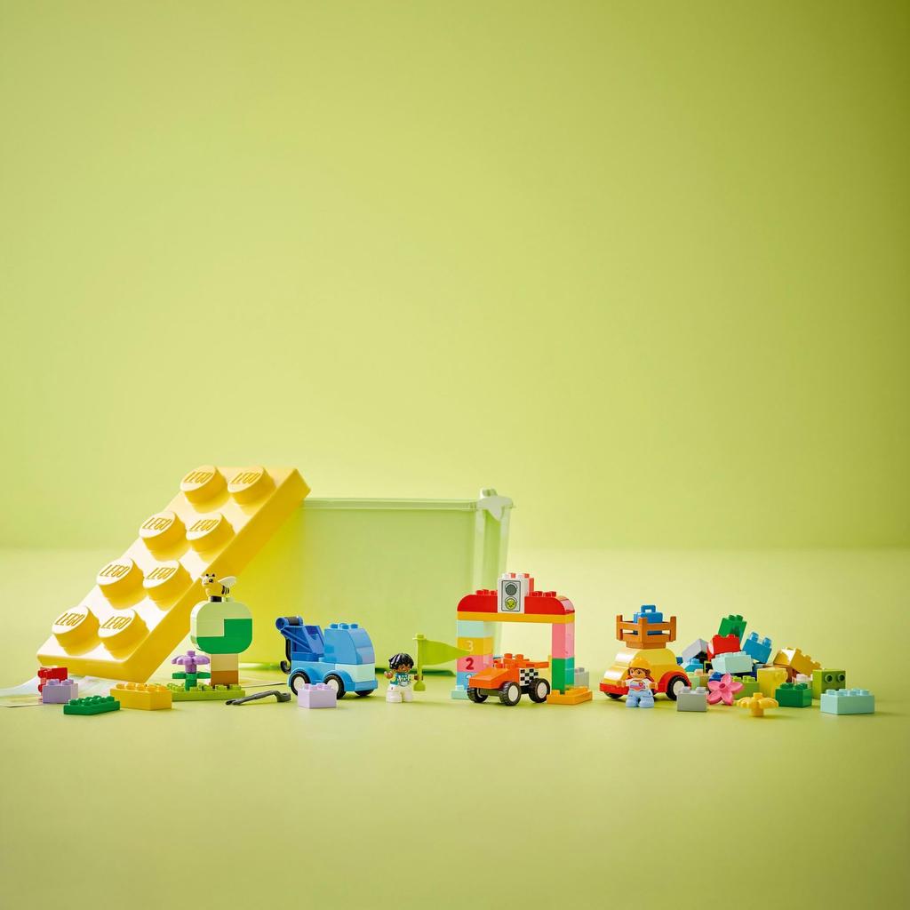 LEGO Duplo Duplo Container Deluxe og Leketøy Gave Bursdagskloss Pedagogisk Jul Gutter Jenter Barn 1 og et halvt år 2 år 3