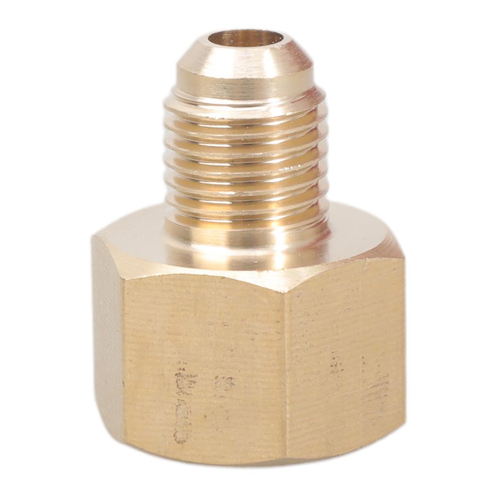 1/4 SAE Male Conditioner Adapter Brass Conversion Head Nitrogen Regulator Adapter Fittings Car Conditioner Adapter