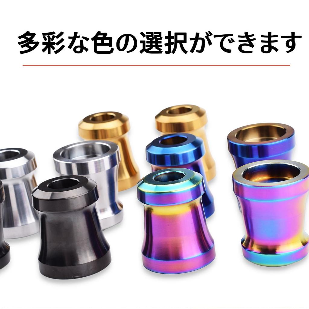 LEDISHUN Motorcycle Supplies, Handlebar End, Ultra Heavy Bar End for Kawasaki Genuine Handles, M8