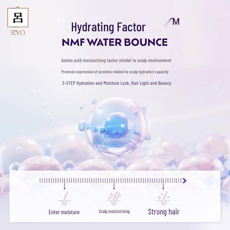 Ryo Hydrating & Bouncy Shampoo with Hyaluronic Acid