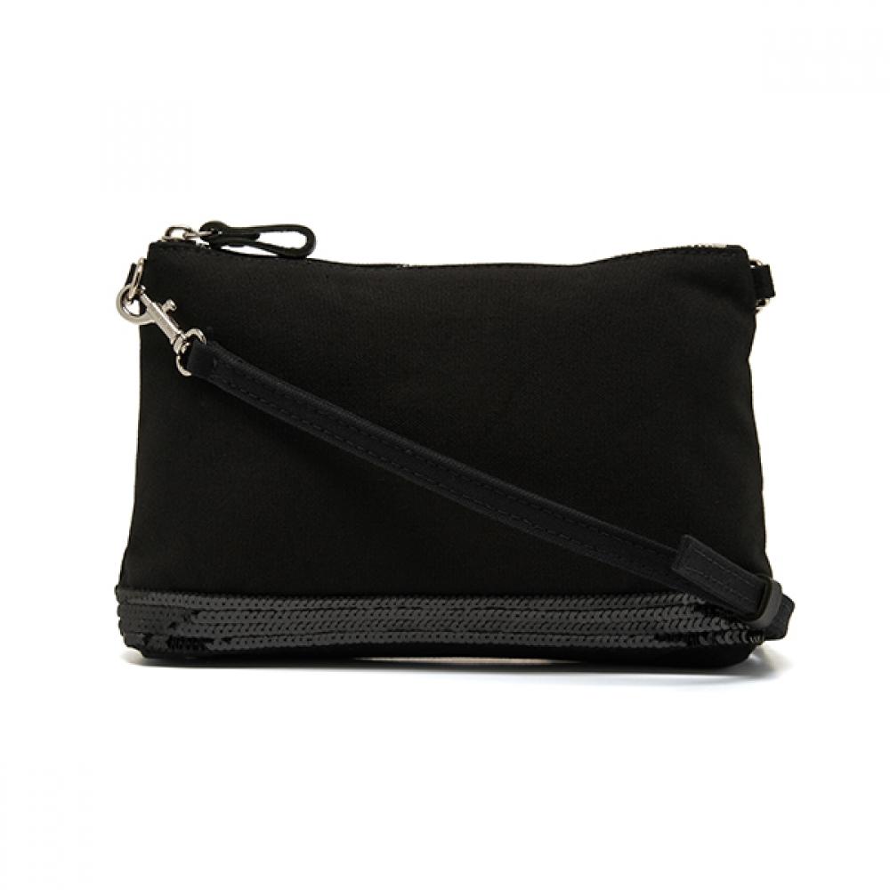 

Vanessa Bruno 0pve01 V41071 999 Sequin Zipper Clutch Crossbody Bag 0PVE01 V41071 999