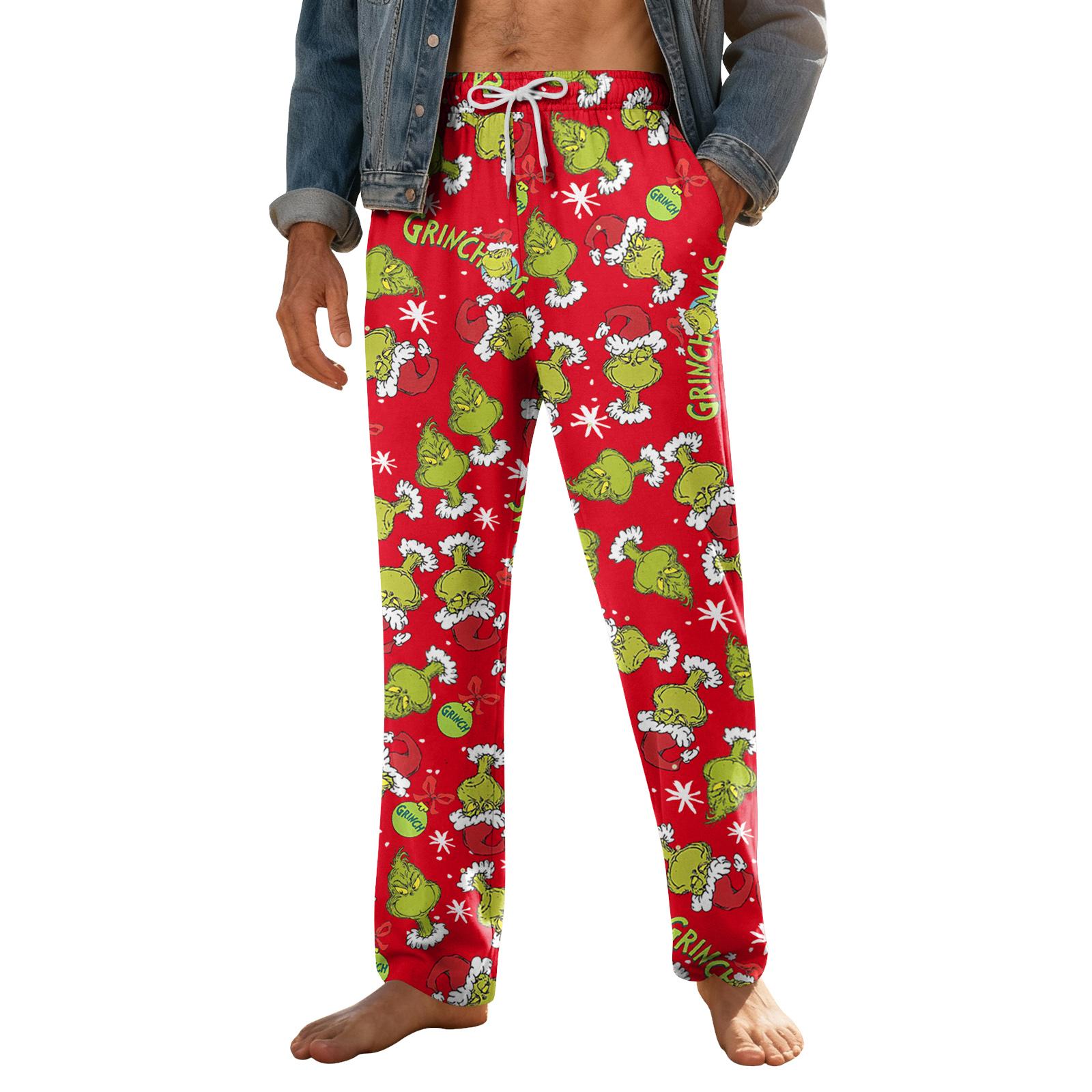 

Мужские домашние мягкие пижамные штаны со шнурком и карманами, повседневные спортивные штаны M