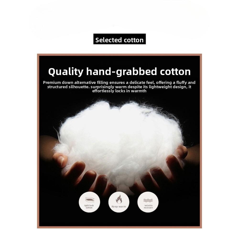 Leave-in Down Cotton Clothes Women's Winter Clothes New Temperament Printed Cotton Clothes Women's Short Thickened Coat