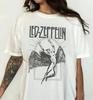 Led Zeppelin Rock Band Shirt, Vintage Led Zeppelin Tour Distressed 70S Music Tee Unisex T-Shirt