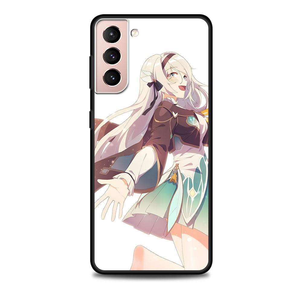 Pouzdro Firefly Honkai Star Rail pro Samsung Galaxy S23 S21 S22 S20 FE S9 S10 S24 Ultra S10e S9 Plus Měkký černý TPU kryt na telefon