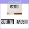 Relógio de Parede LCD Moderno com Display de Temperatura e Umidade para Decoração de Sala de Estar