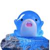 Luminous Little Shark Micro Landscape Ornament - Resin Cartoon Accessory