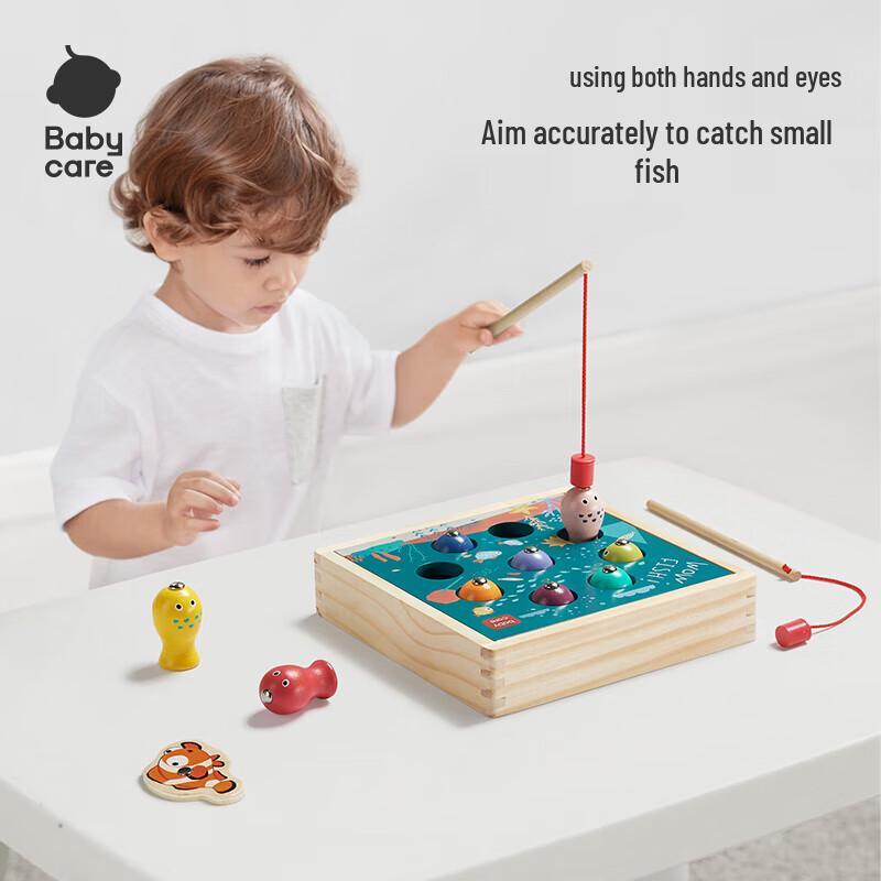 Babycare Wooden Magnetic Fishing Toy