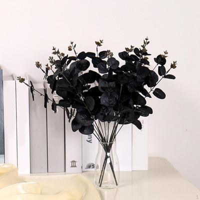 10 Pieces Halloween Artificial Eucalyptus Stem Creative Flowers Home Ornaments for Centerpiece