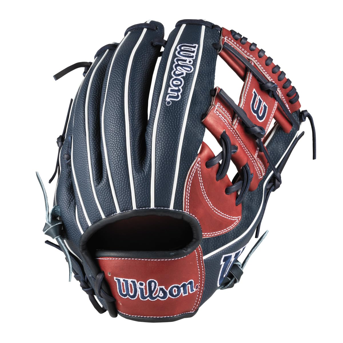 

Wilson Baseball Glove The Wannabe Hero Model 87 handle and rear window for easy Size (Softball), DUAL, Infielder s, (Narrow grip), WBW101561,