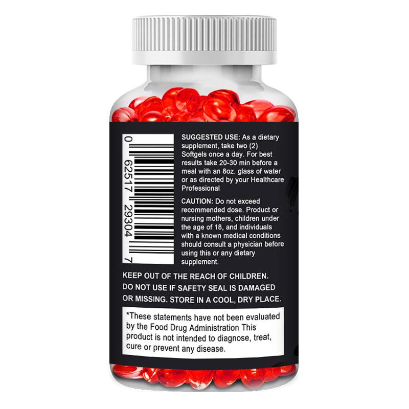 Didacat Omega-3 Krillolja - hjärn- och hjärthälsa - 120 mjukkapslar