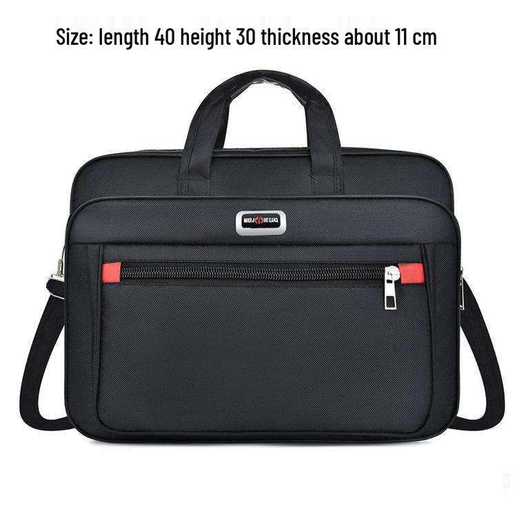 Men's 20" Oversized Waterproof Oxford Messenger Bag - Durable Business & Travel Briefcase