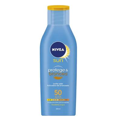 Nivea Sun Protect And Bronze Tan Activating Sun Lotion Spf50 200 ml