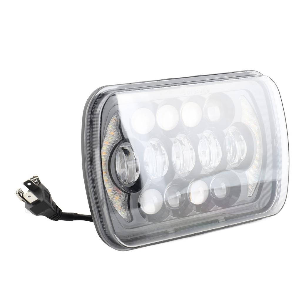 7inch LED Headlight 7x6 5x7 Inch   LED Headlamp with HighCelsiusLow Beam DRL Turn Signal 200W Bright