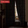 1PC Nuan Series French Romantic Antique Style Curtains with Printed Full Blackout Curtains for Bedroom Living Room Balcony Window for Home Decor