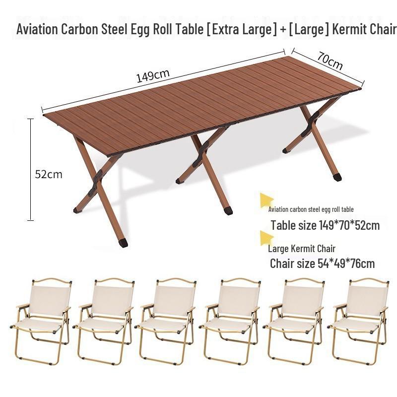 Conjunto Portátil Ultraleve de Mesa Dobrável e Cadeiras de Alumínio para Acampamento ao Ar Livre e Piqueniques