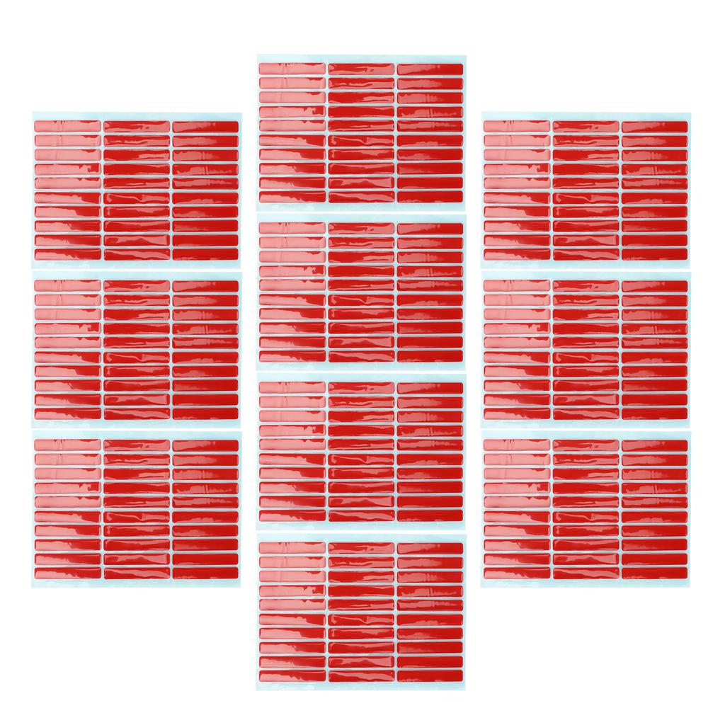 10 Sheet Nail Art Mounting Tape Salon Double Sided Adhesive Tape Accessory for Nail Tip Color Display